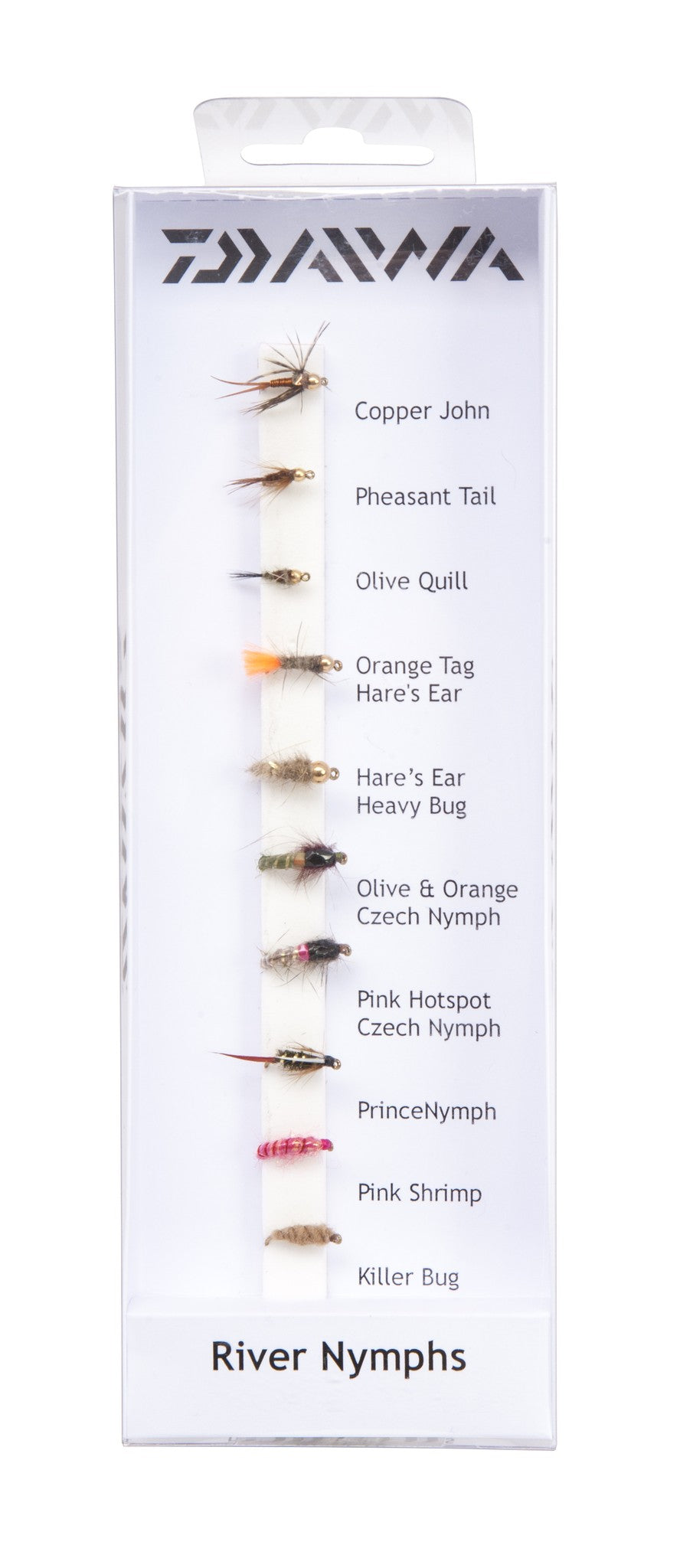 RIVER NYMPHS X 10 FLIES