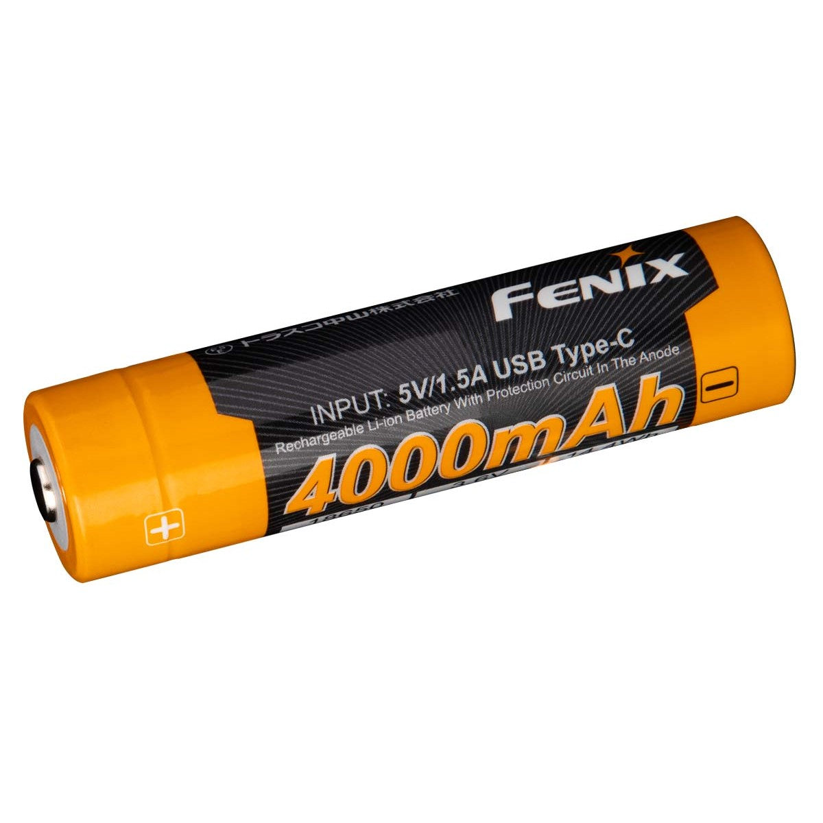 Fenix 18650 4000mAH Li-ion akku USB-C latauksella