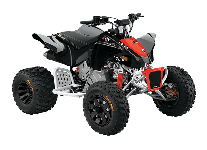 Can-Am YOUTH DS X 90 Black & Can-Am Red INT