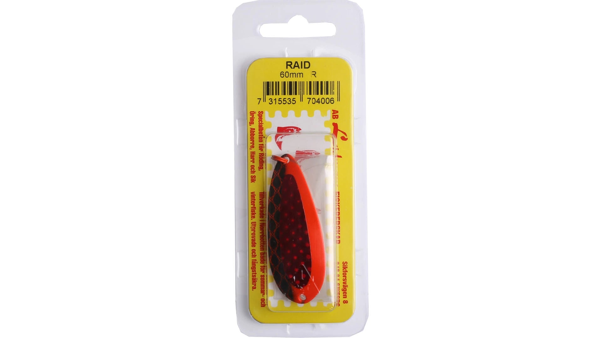 Lidmans Rauto 60mm 15g Copper/ Red