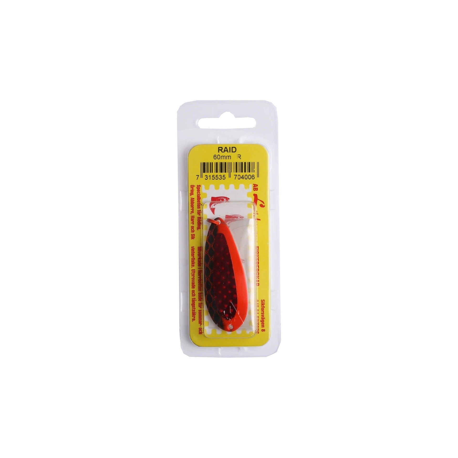 Lidmans Rauto 60mm 15g Copper/ Red