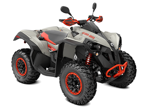Can-Am REC-SPORT Renegade X XC T 1000 Chalk Gray & Can-Am Red T3b | KoneMuonio