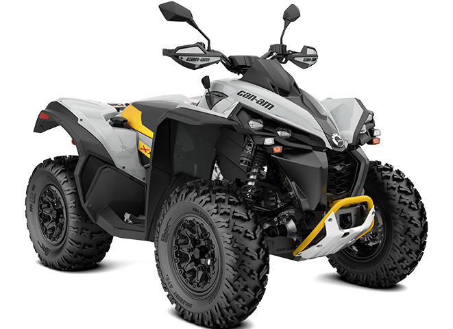 Can-Am REC-UTE HIGH-CC Renegade X XC T 1000 Catalyst Gray & Neo-Yellow T3b