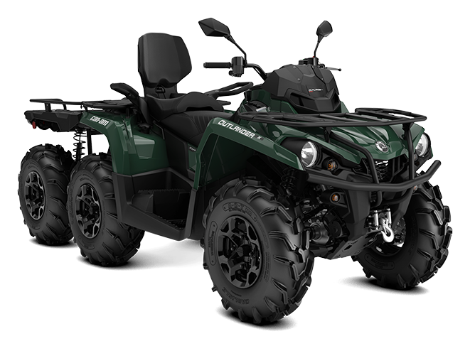 Can-Am Outlander MAX 6X6 XU+ T - Flat Bed 450 Tundra Green T3b - 60km/h