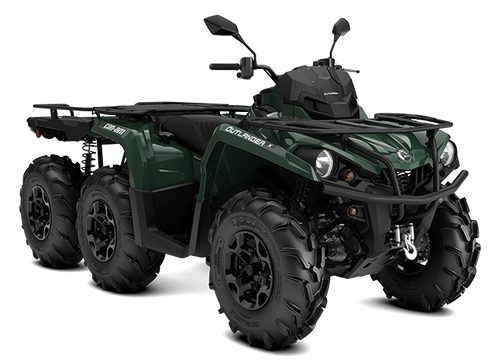 Can-Am 6x6  Outlander 6X6 XU+ T - Flat Bed 450 Tundra Green T3b - 60km/h | KoneMuonio