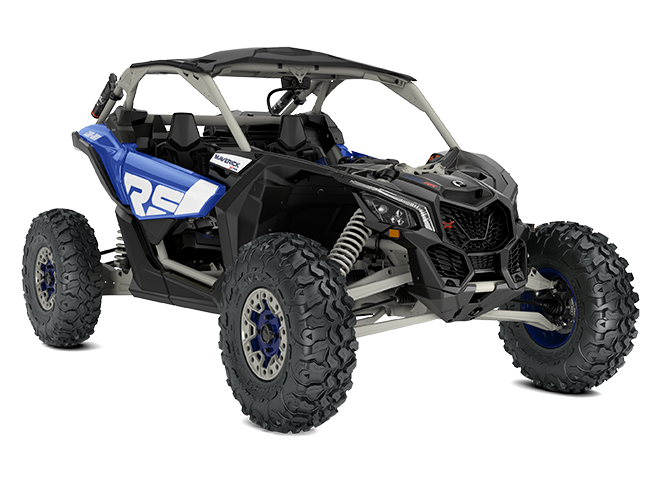 Can-Am REC-SPORT Maverick X RS SAS Turbo RR Intense Blue, Carbon Black & Chalk G
