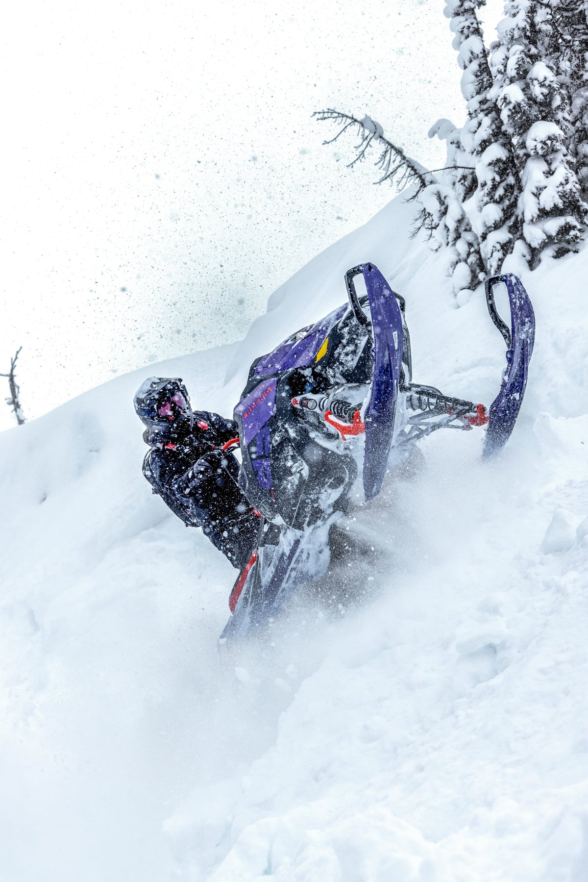 Ski-Doo Freeride Standard 850 E-TEC 154 DSHOT 3.0in 76mm 10.25 in. Color Touchsc — toimintakuva
