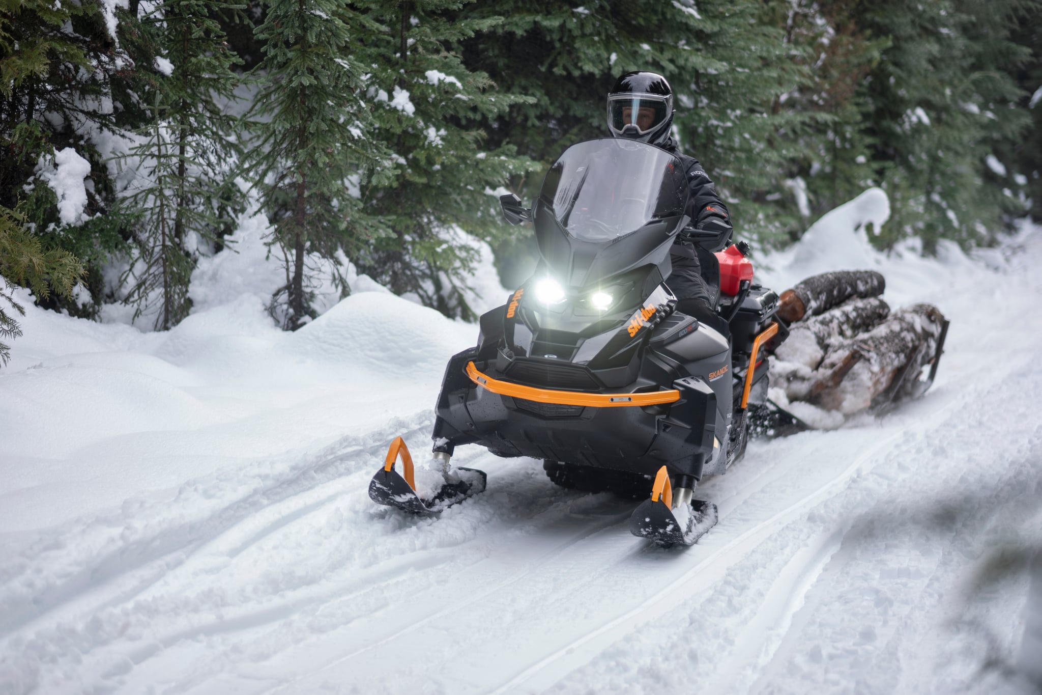 Ski-Doo MY27 Skandic LE 900 ACE 154 1.5in 38mm 4.5 in. Digital Display — toimintakuva