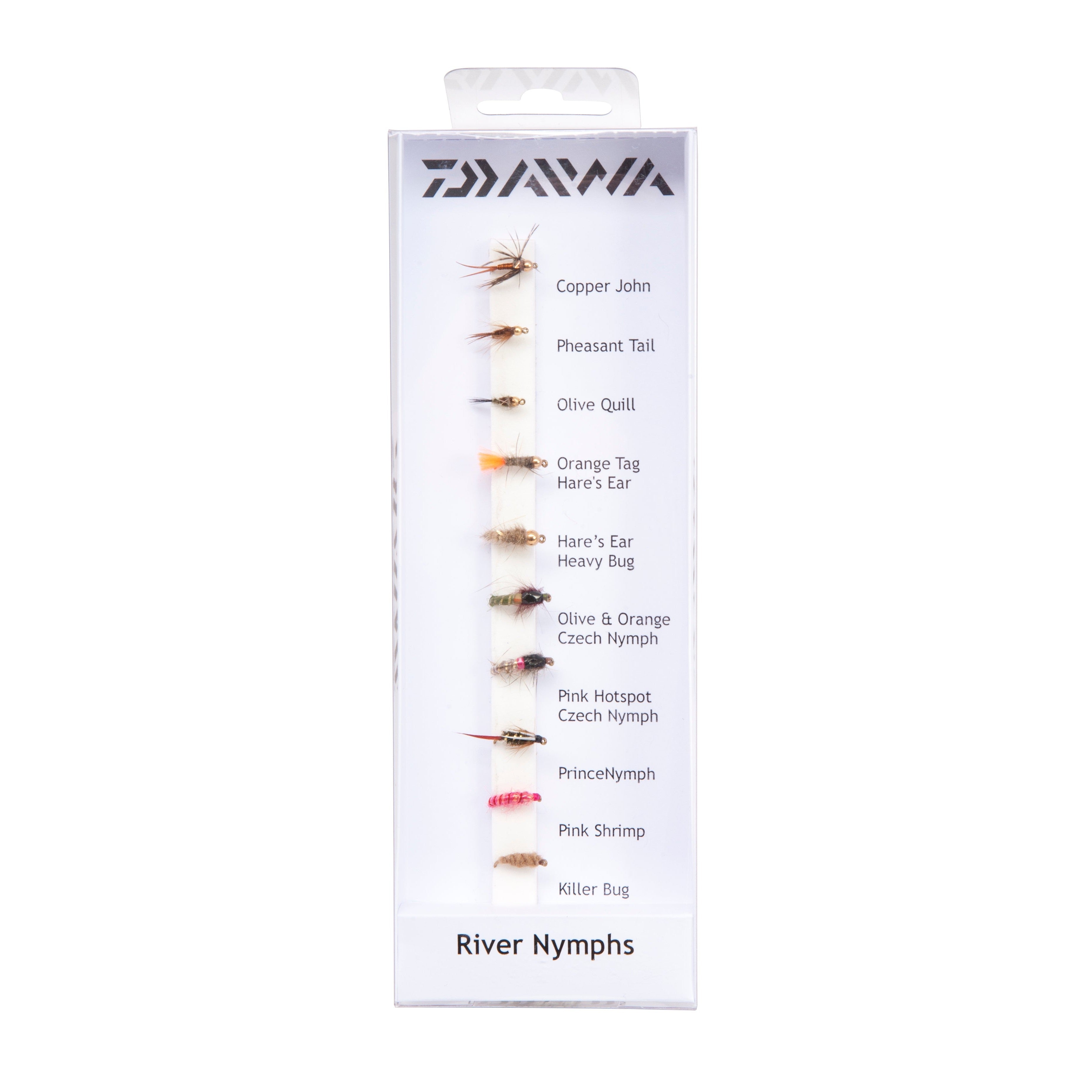 RIVER NYMPHS X 10 FLIES