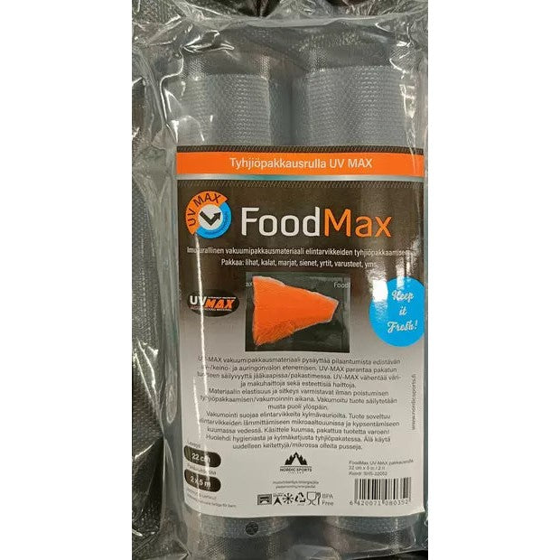 FoodMax UV-MAX pakkausrulla 22cm x 5m / 2rl