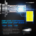 NOVSIGHT 140W LED SRJ H13