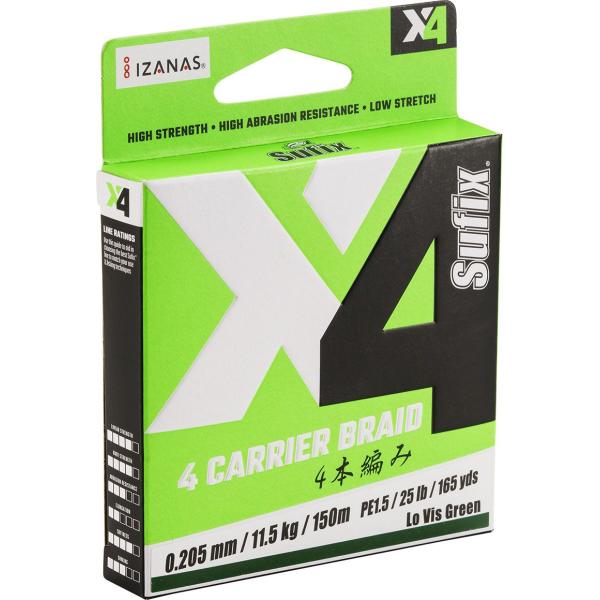 Braid Lo Vis Green 100m 0,104mm 4,5kg