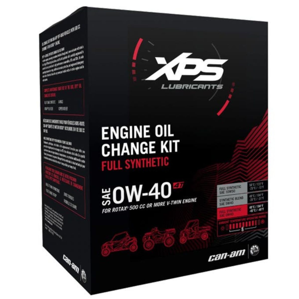 CAN-AM OIL CHANGE KIT 0W40 500 CC + EU
